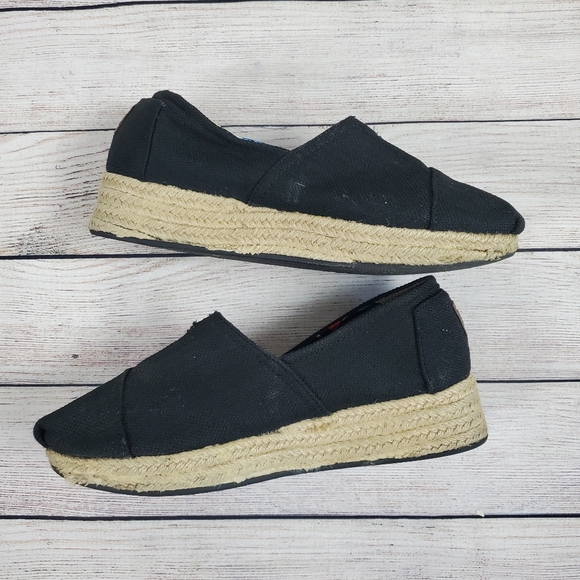 BOBS from Skechers Shoes - Bobs from skechers espadrille shoes black, 7.5